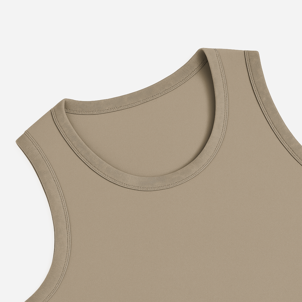 Regata Streetwear 100% Algodão - Bege 2132