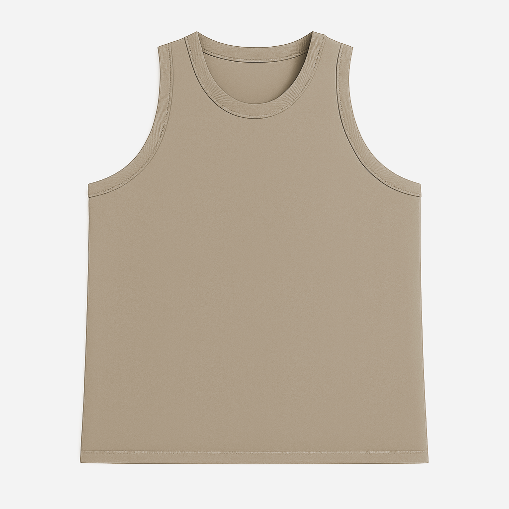 Regata Streetwear 100% Algodão - Bege 2132