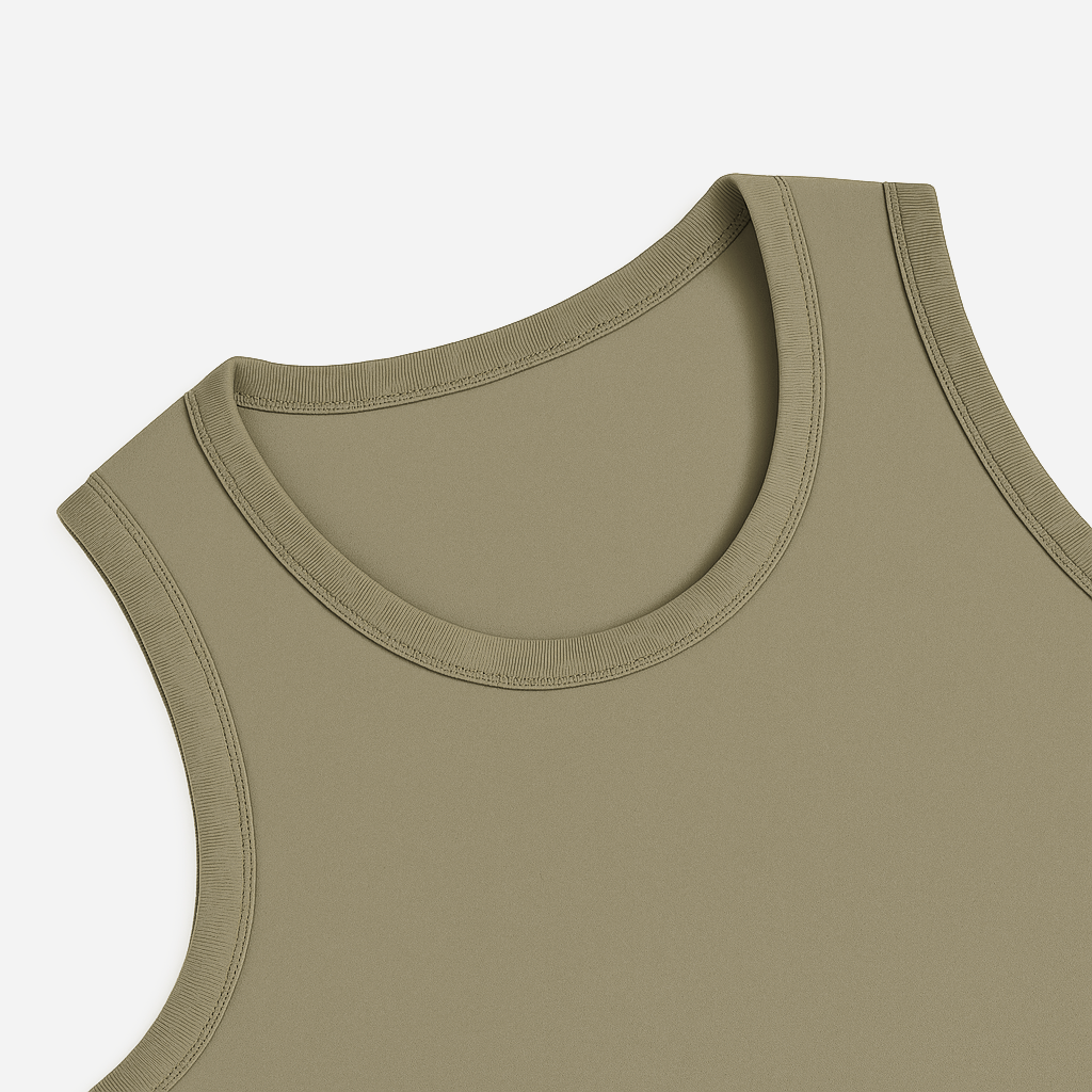 Regata Streetwear 100% Algodão - Bege 2133