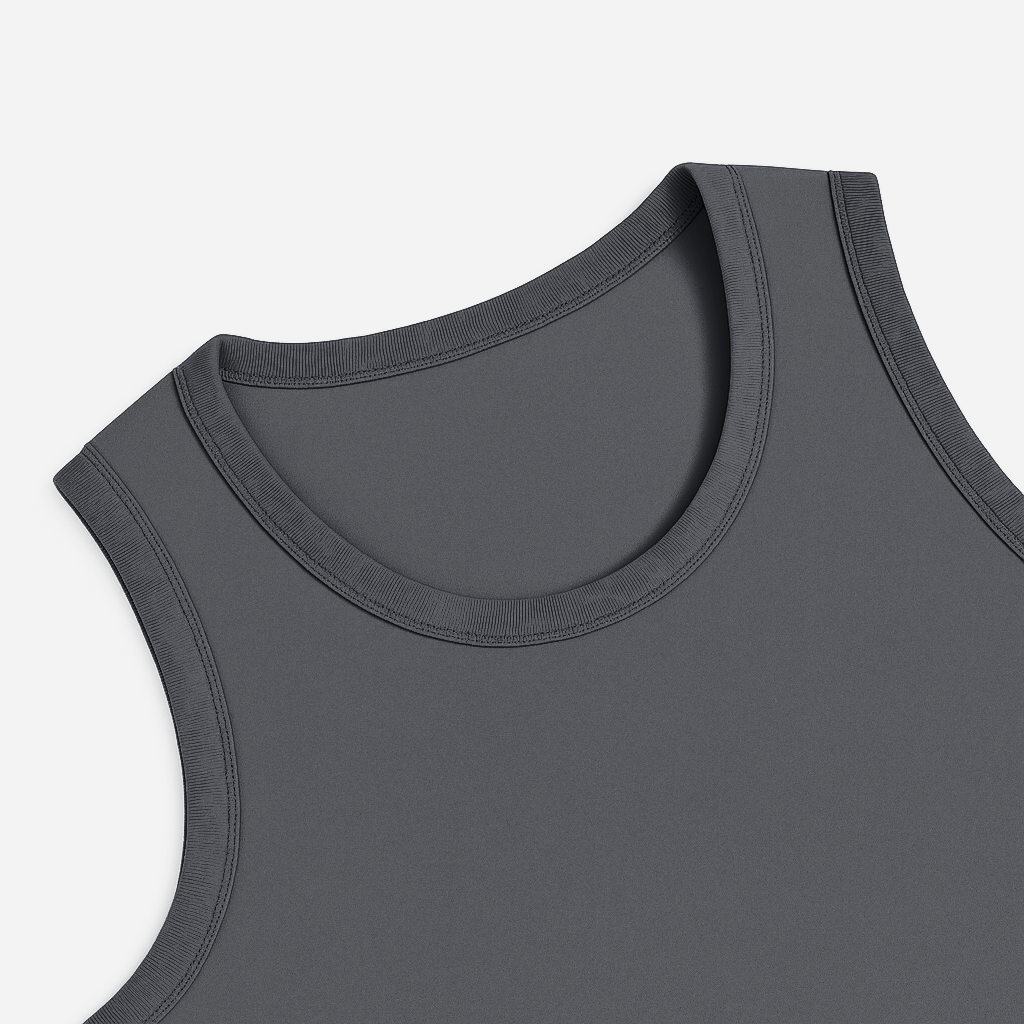 Regata Streetwear 100% Algodão - Chumbo