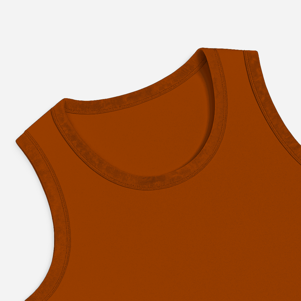 Regata Streetwear 100% Algodão - Laranja