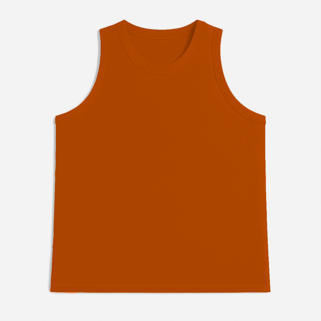 Regata Streetwear 100% Algodão - Laranja