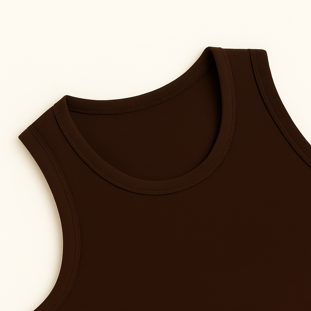 Regata Streetwear 100% Algodão - Marrom 2028