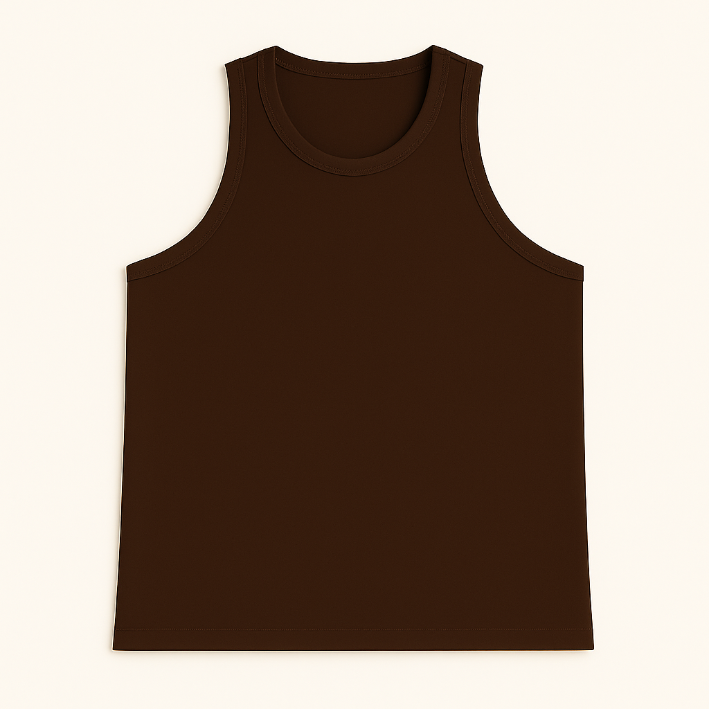 Regata Streetwear 100% Algodão - Marrom 2028