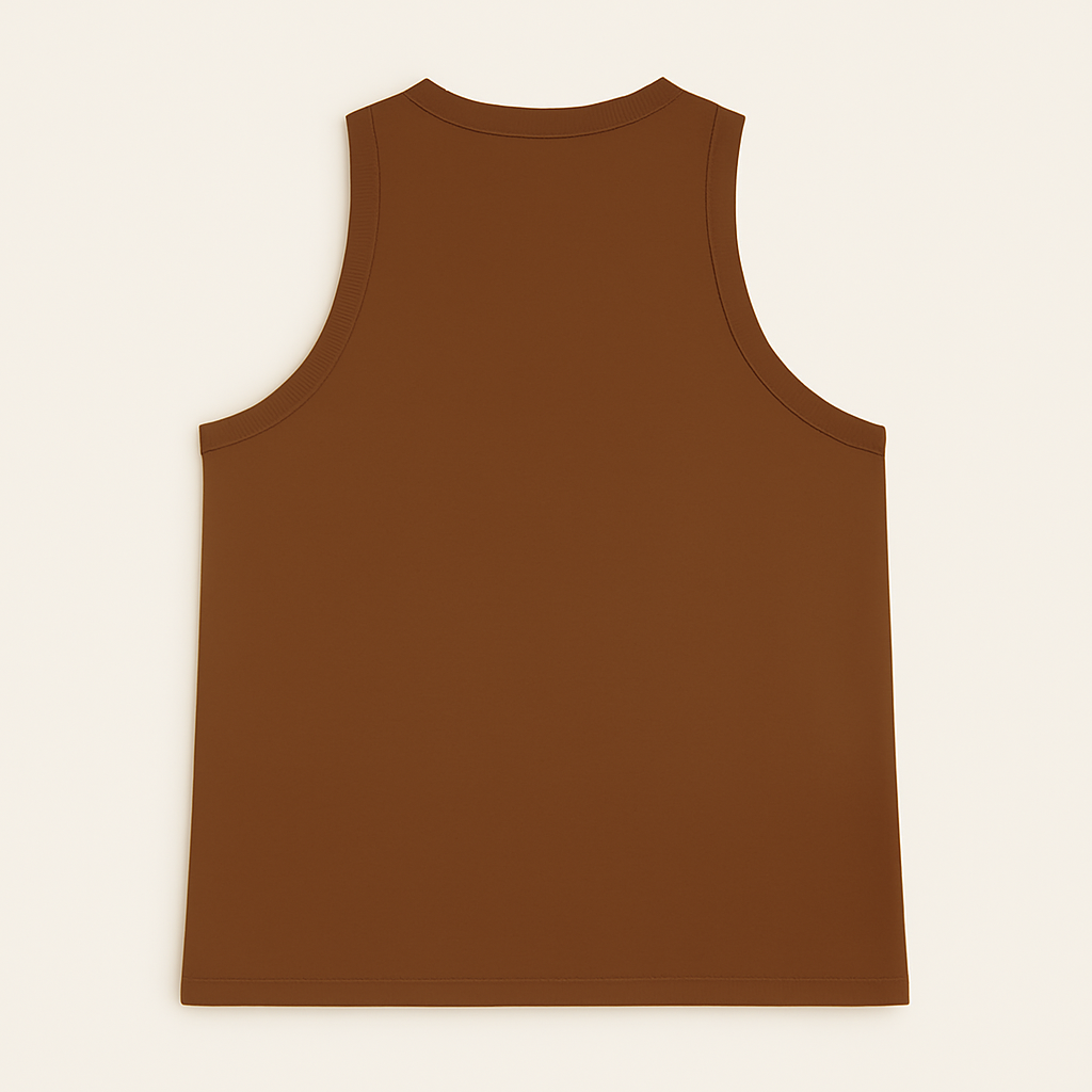 Regata Streetwear 100% Algodão - Marrom 2029