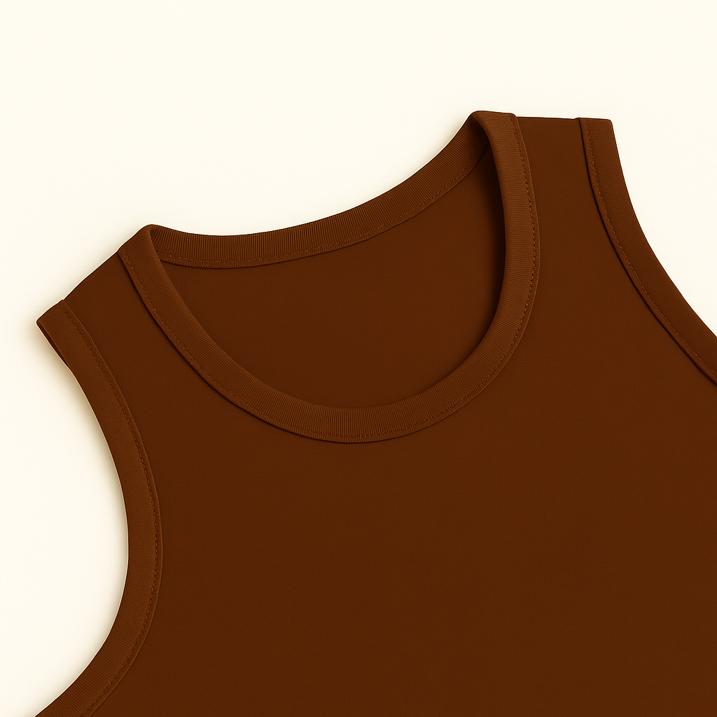 Regata Streetwear 100% Algodão - Marrom 2029