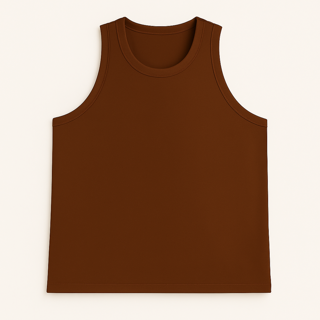 Regata Streetwear 100% Algodão - Marrom 2029