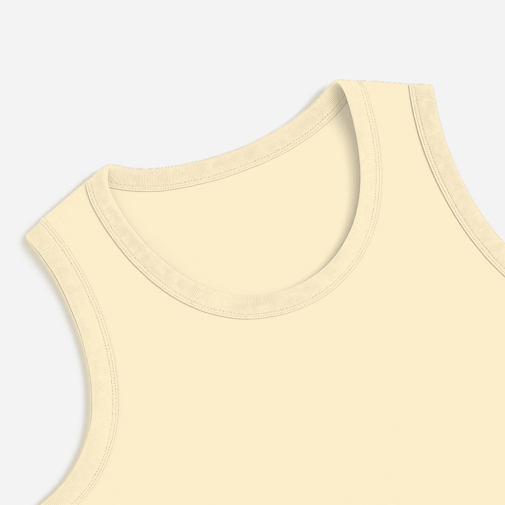 Regata Streetwear 100% Algodão - Off White