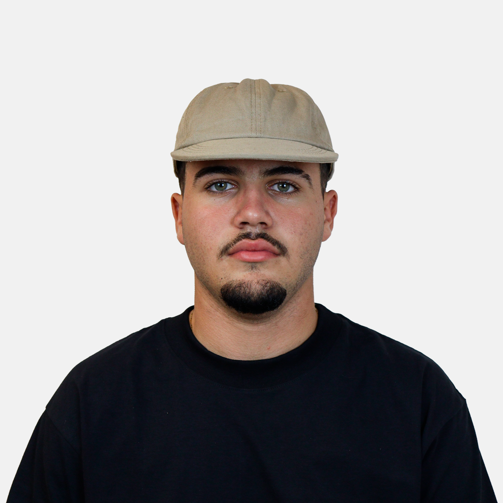 Boné Six Panel Bege