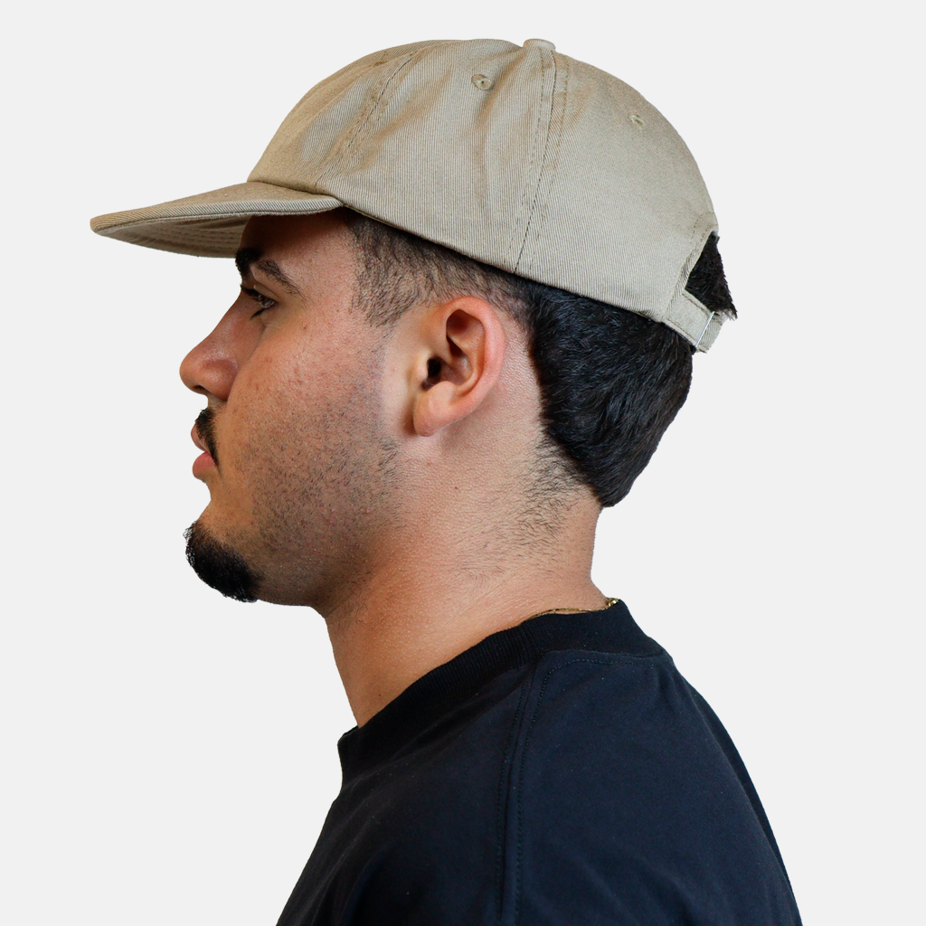 Boné Six Panel Bege