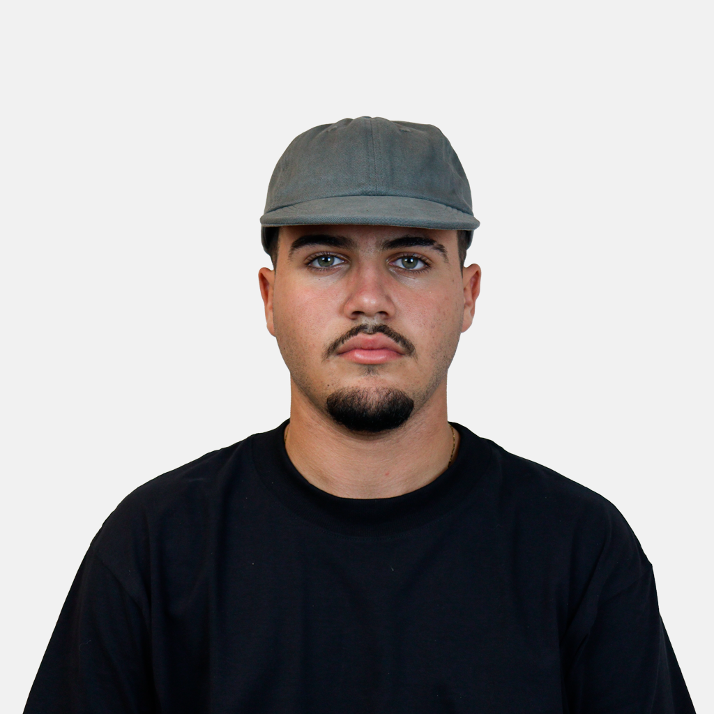 Boné Six Panel Chumbo