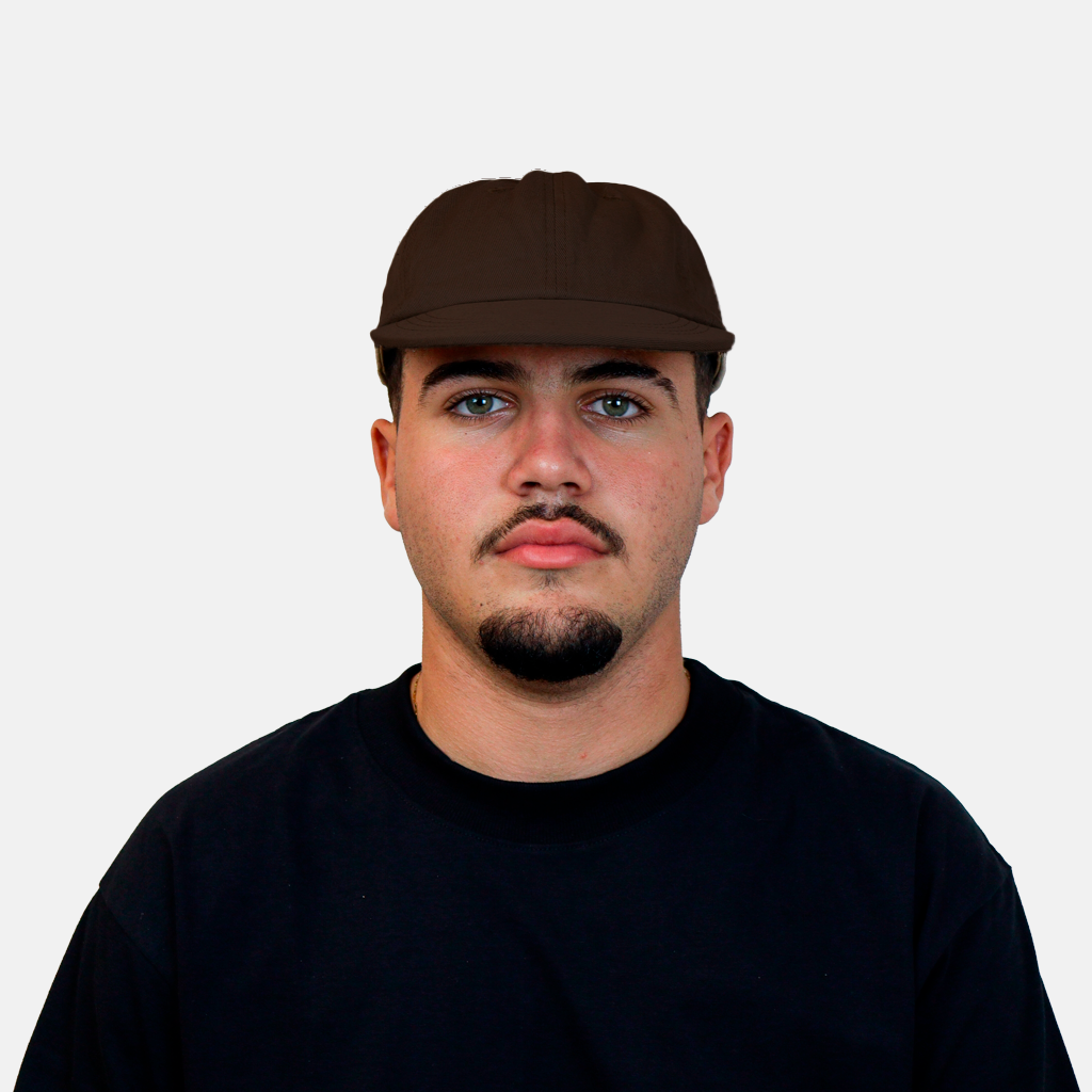 Boné Six Panel Marrom