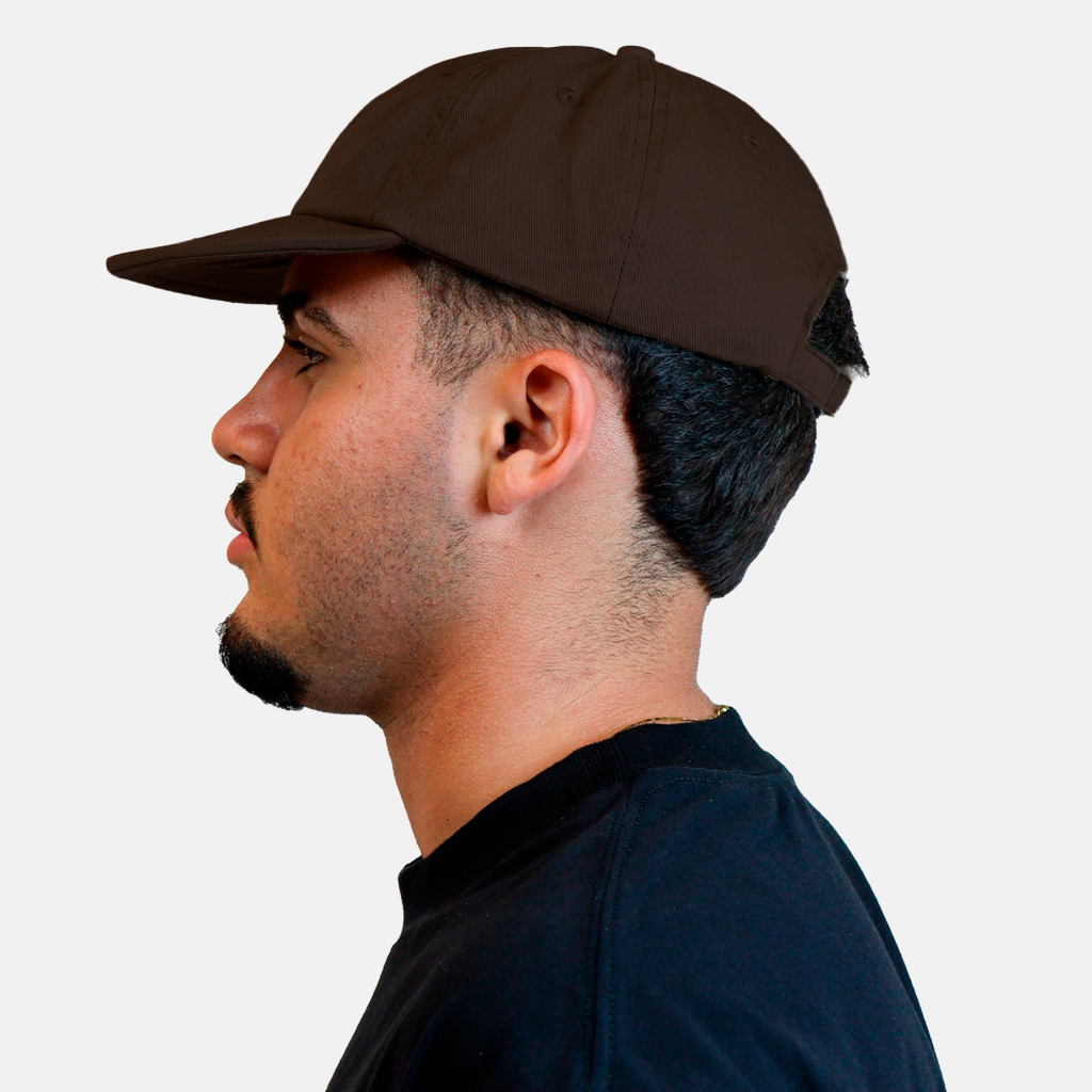 Boné Six Panel Marrom