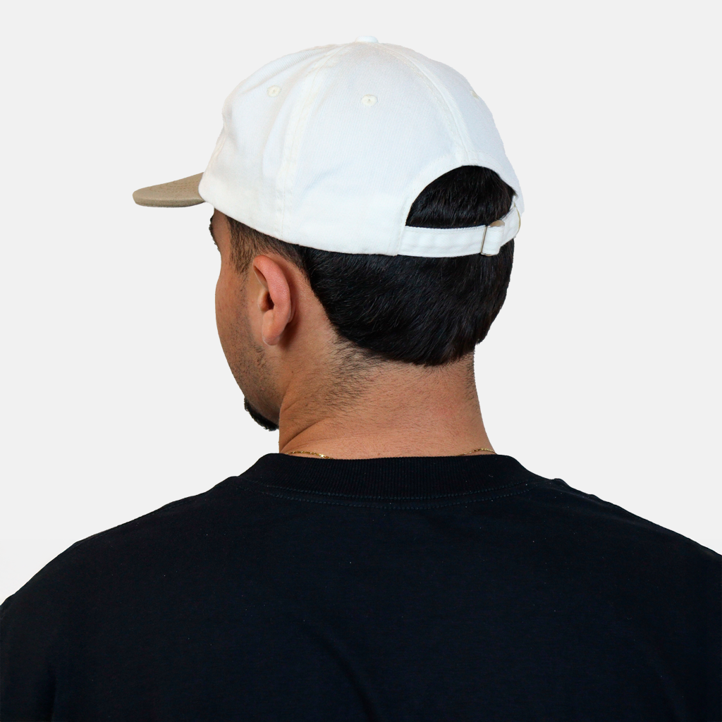 Boné Six Panel Streetwear Off com Cappucino