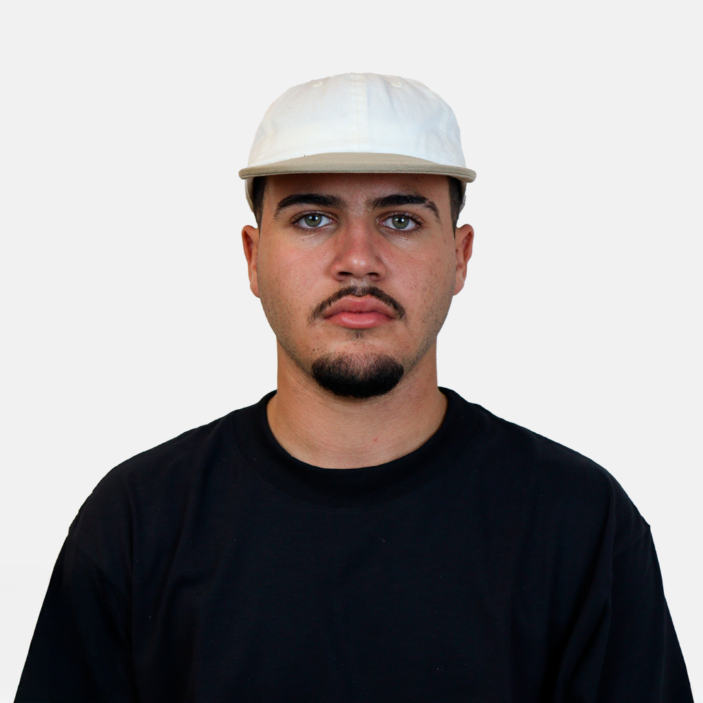 Boné Six Panel Streetwear Off com Cappucino