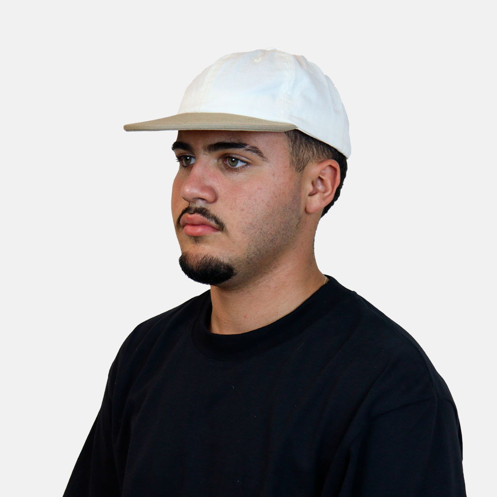 Boné Six Panel Streetwear Off com Cappucino