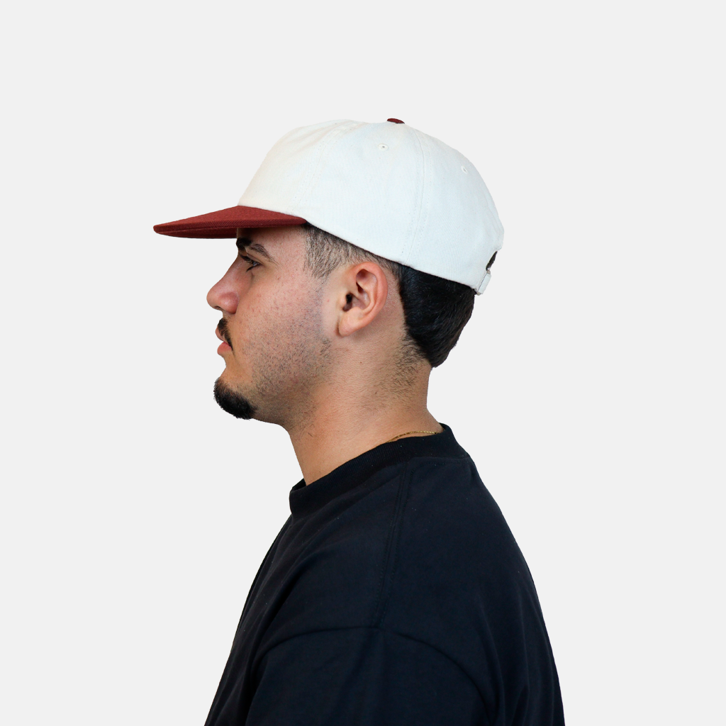 Boné Six Panel Streetwear Off com Bordo