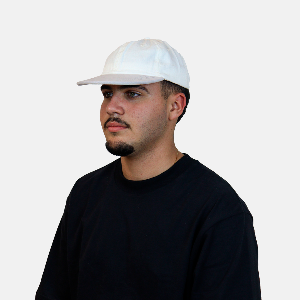 Boné Six Panel Streetwear Off com Cinza