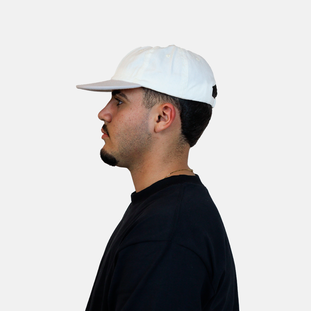 Boné Six Panel Streetwear Off com Cinza