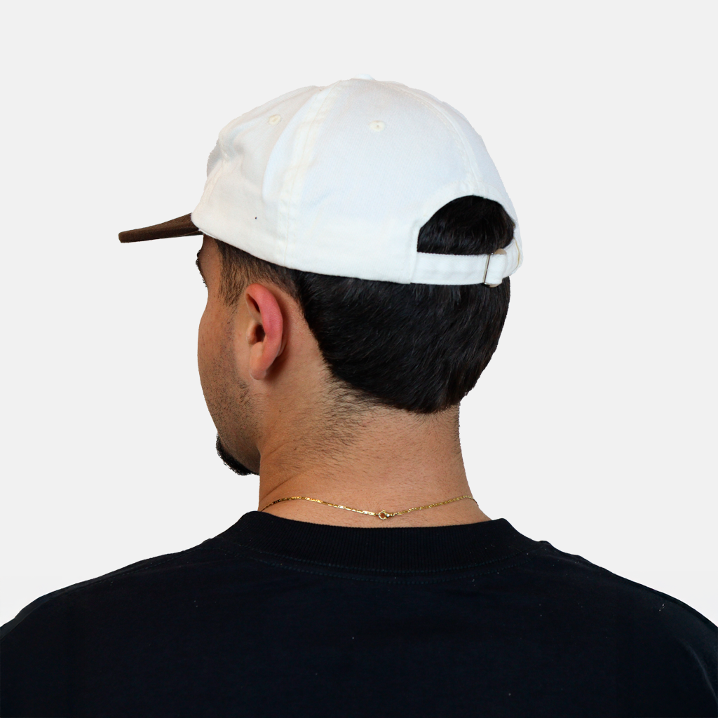 Boné Six Panel Streetwear Off com Marrom