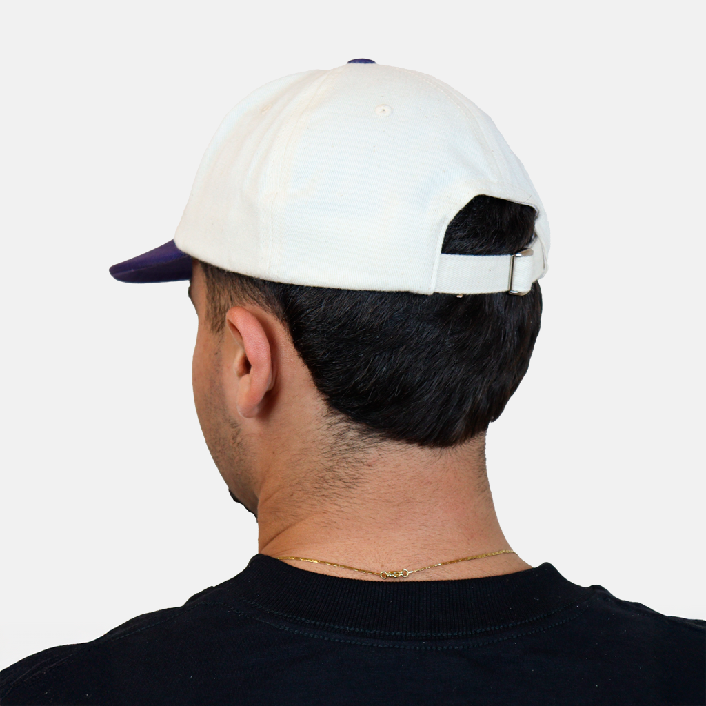 Boné Six Panel Off com Roxo