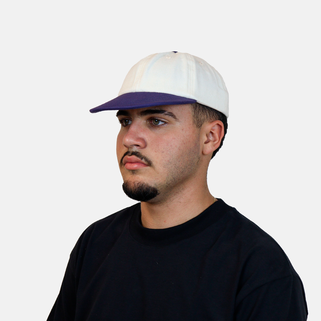 Boné Six Panel Off com Roxo