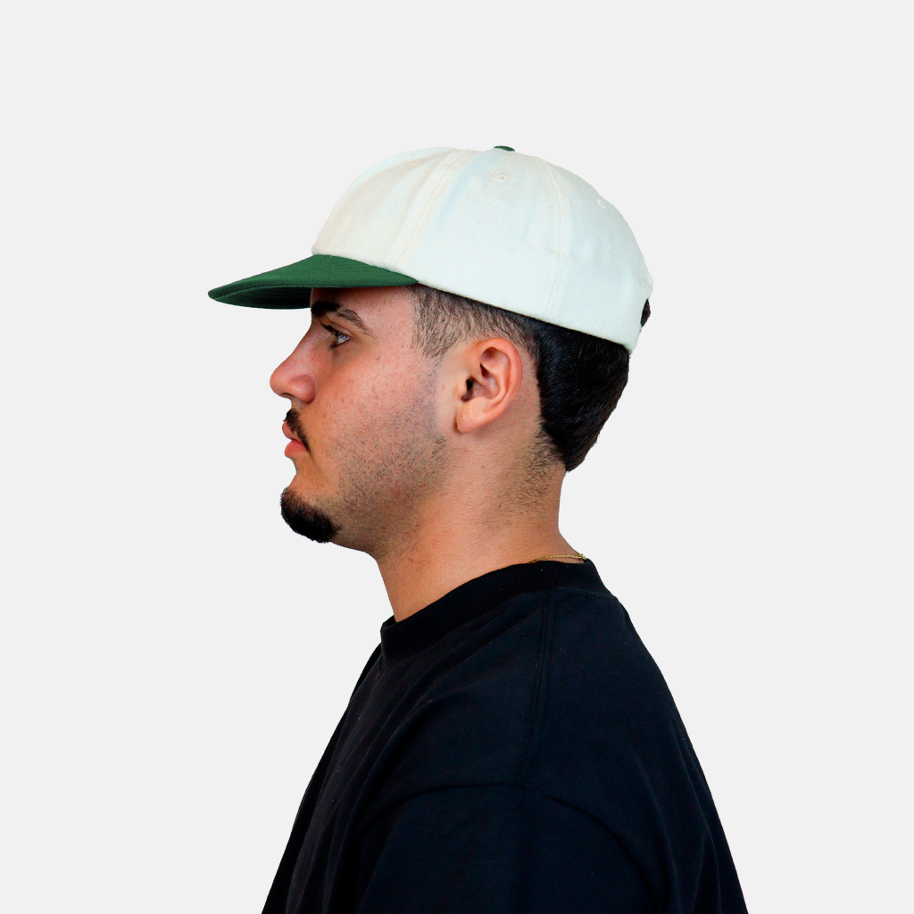 Boné Six Panel Off com Verde