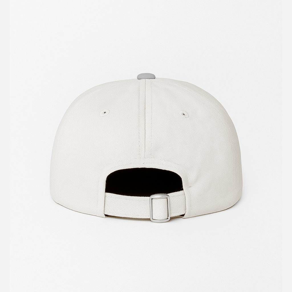 Boné Six Panel Streetwear Off com Cinza