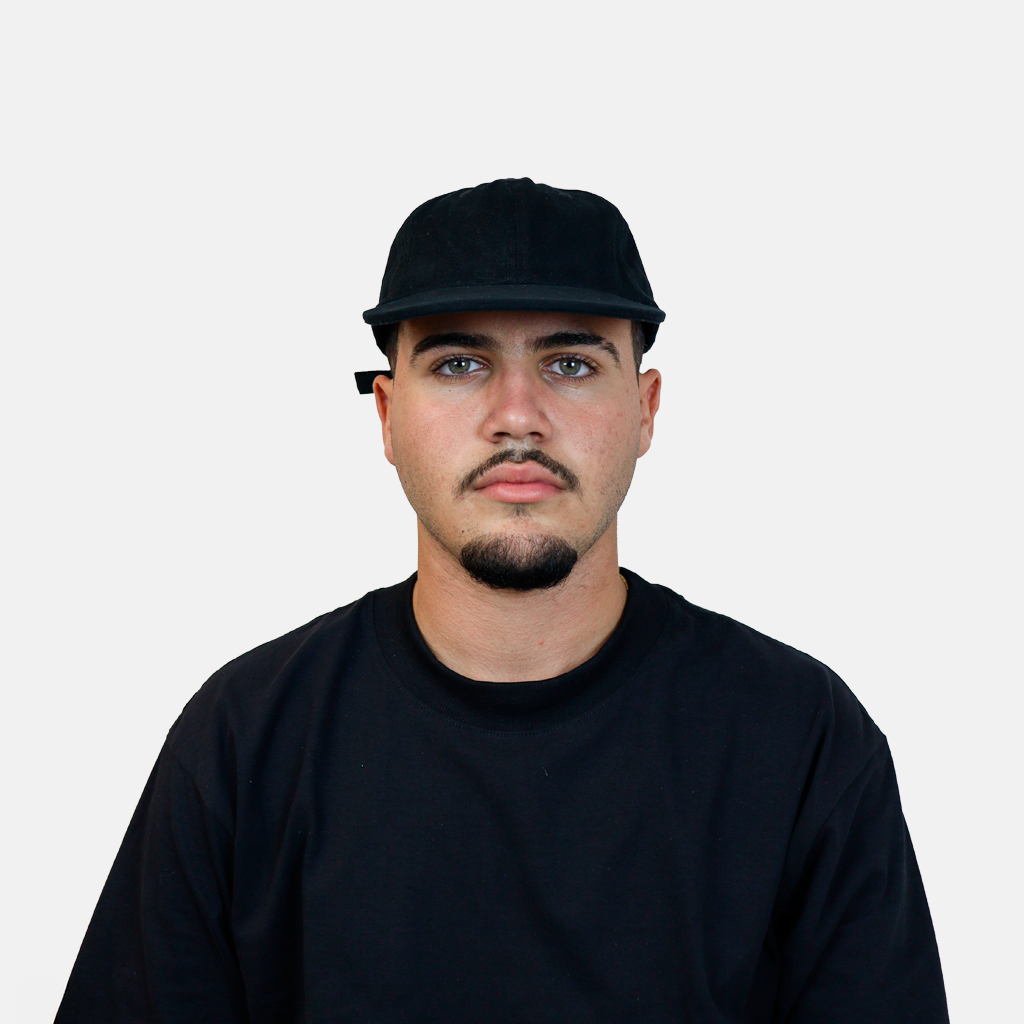 Boné Six Panel Preto