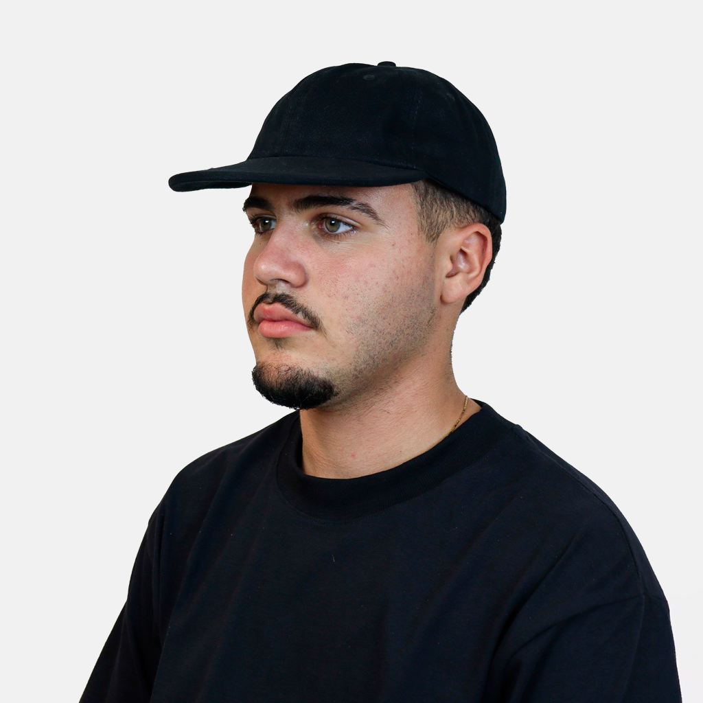 Boné Six Panel Preto