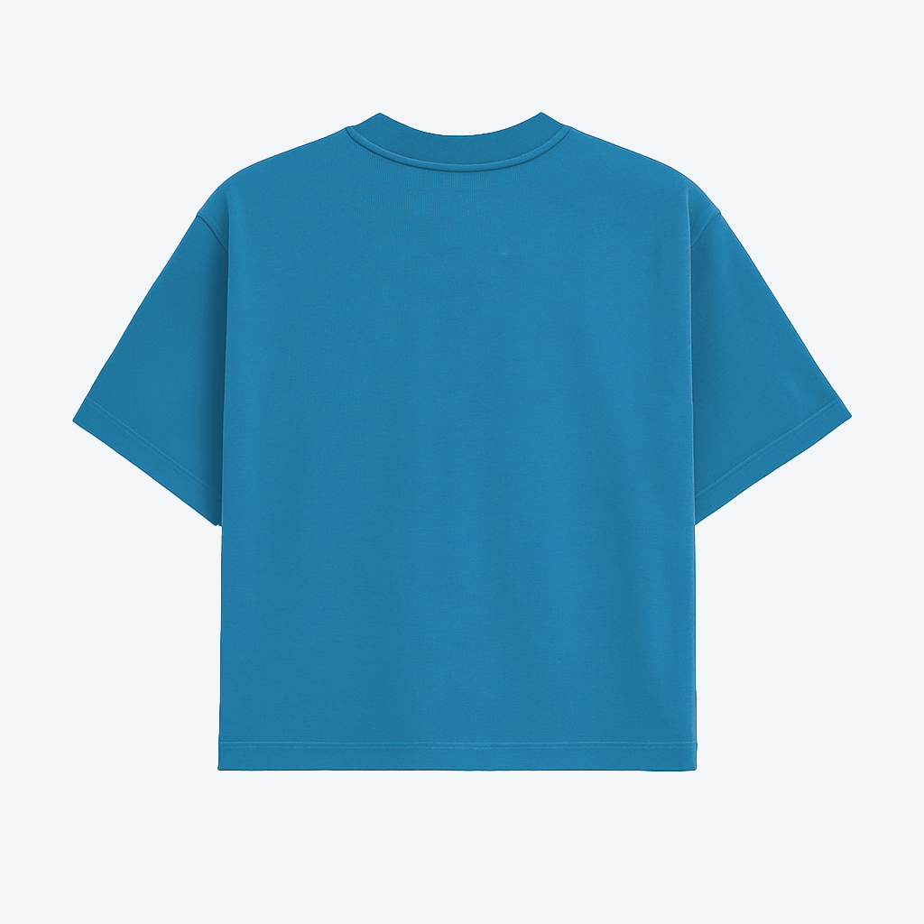 Tshirt Boxy - Azul