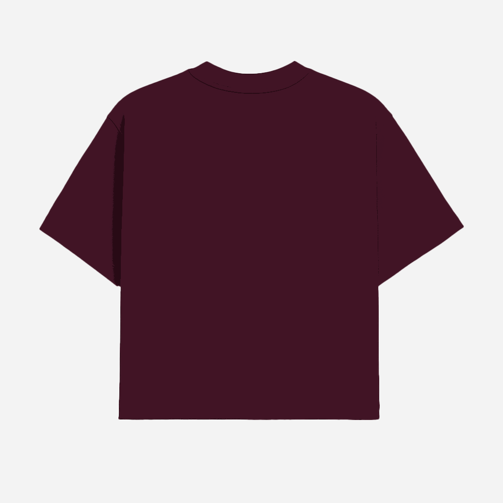 Tshirt Boxy - Bordô