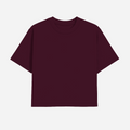 Tshirt Boxy - Bordô