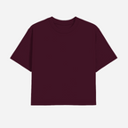 Tshirt Boxy - Bordô