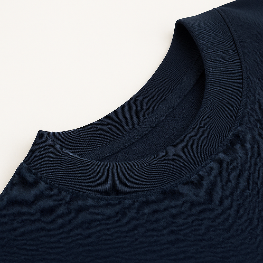 Tshirt Boxy - Azul Marinho