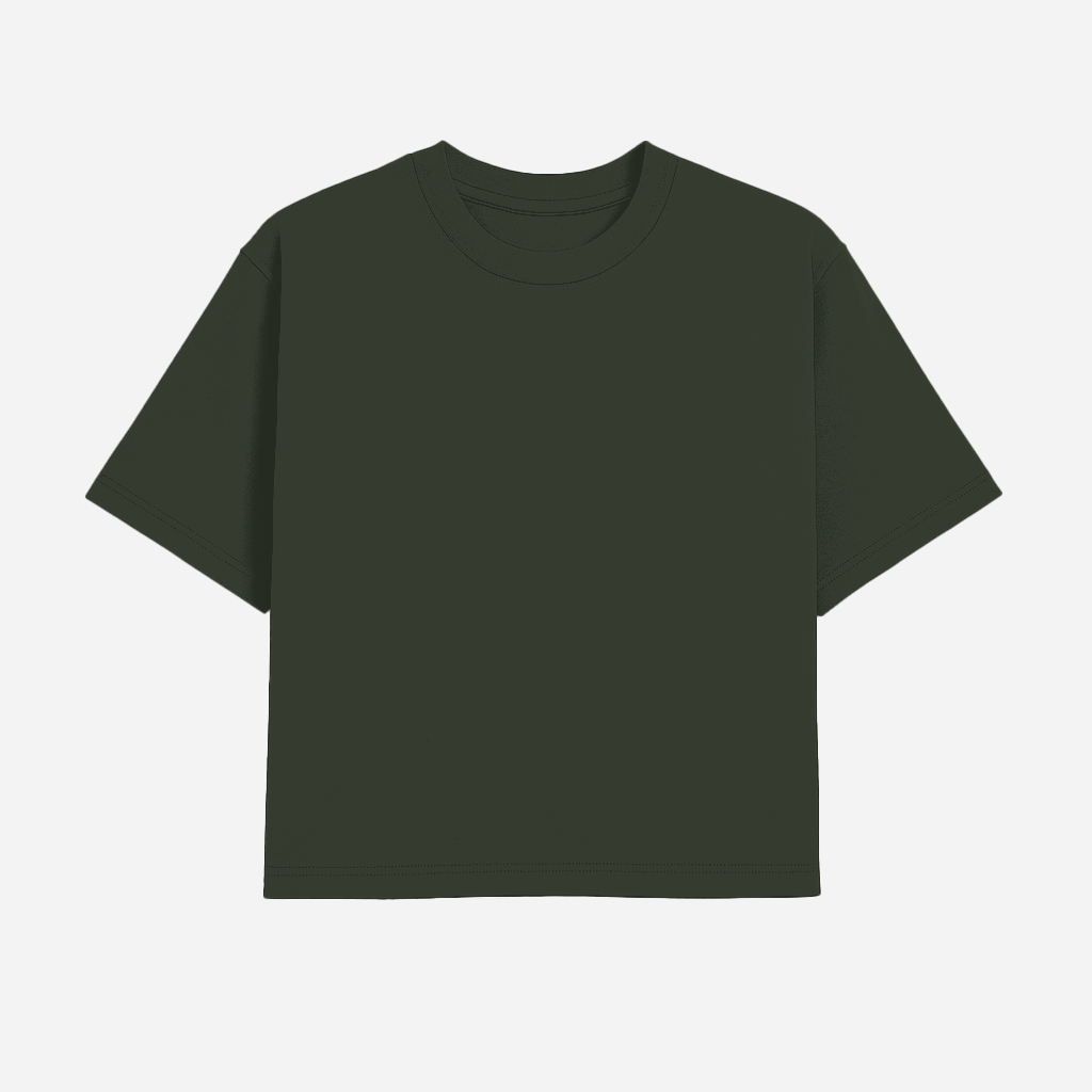 Tshirt Boxy - Verde
