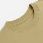 Tshirt Boxy Streetwear 100% algodão - Bege 2131