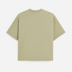 Tshirt Boxy Streetwear 100% algodão - Bege 2132