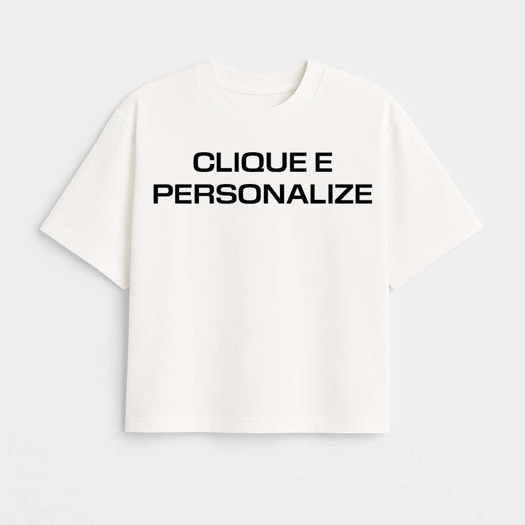 Tshirt Boxy - Personalizável DTF