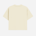 Tshirt Boxy Streetwear 100% algodão - Off White