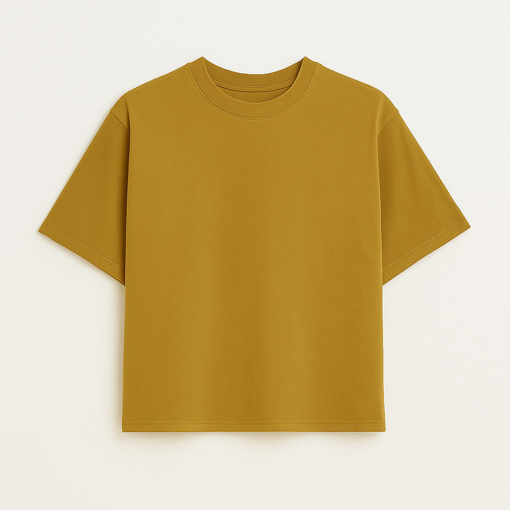 Tshirt Boxy - Amarelo