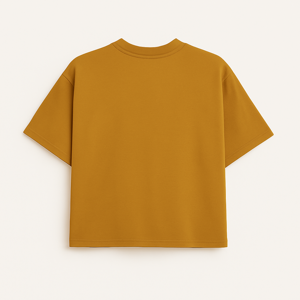 Tshirt Boxy - Amarelo