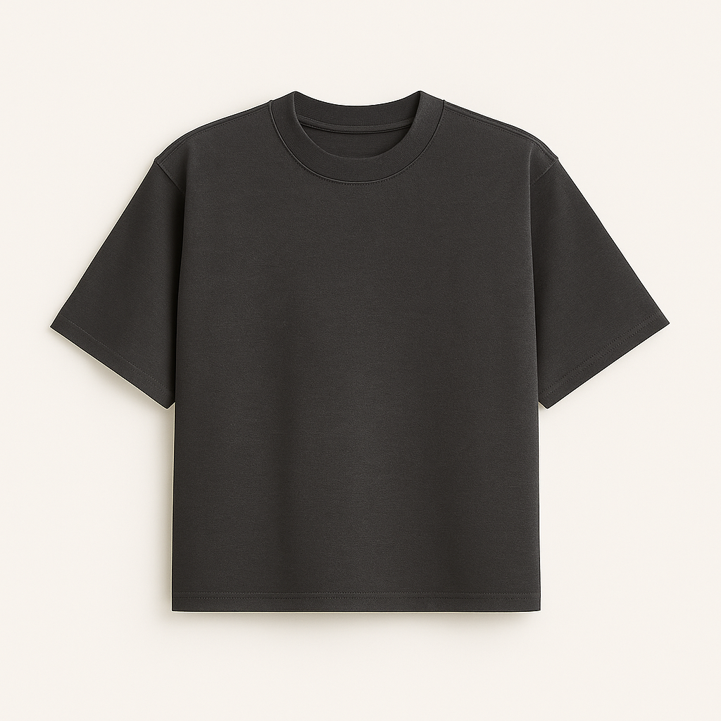 Tshirt Boxy - Chumbo