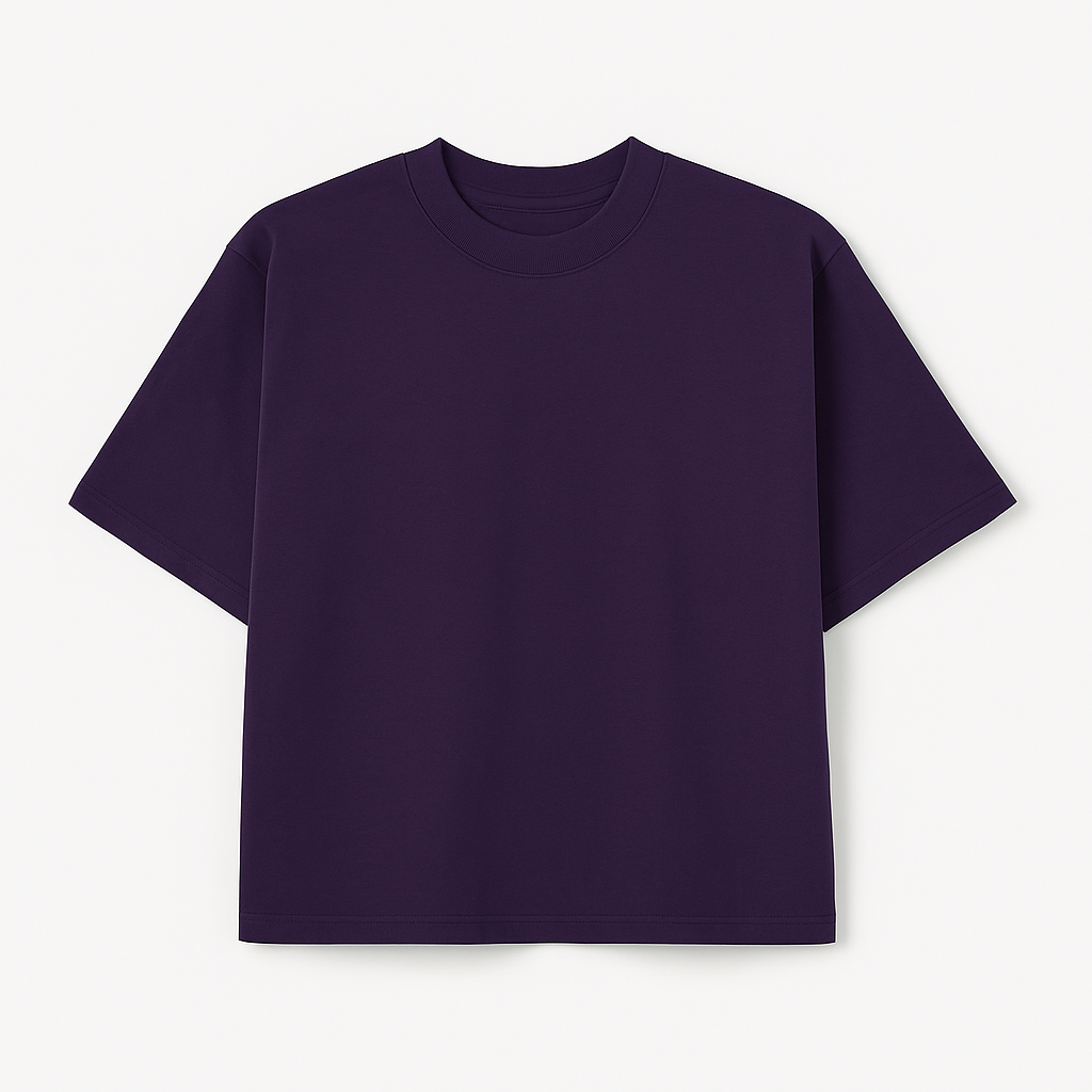 Tshirt Boxy - Roxo