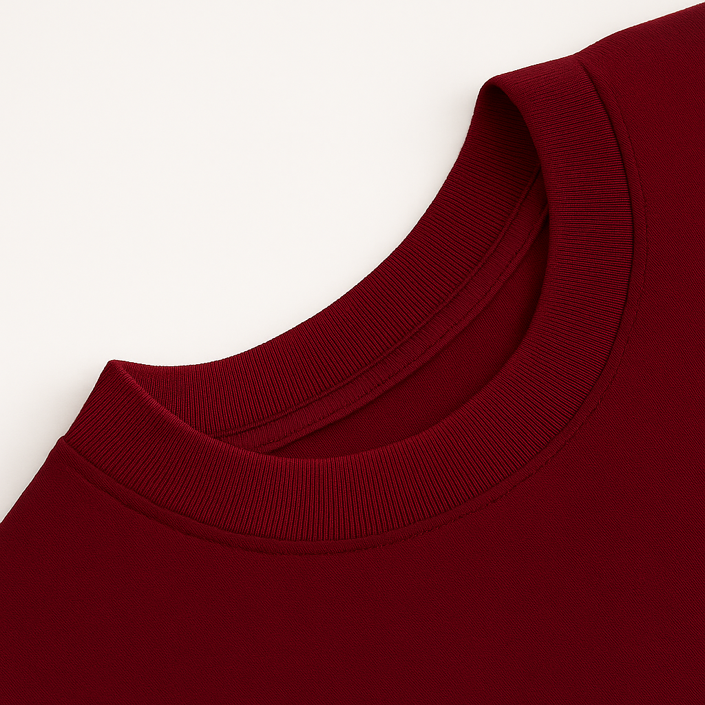 Tshirt Boxy Streetwear 100% algodão - Vermelho