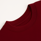 Tshirt Boxy Streetwear 100% algodão - Vermelho