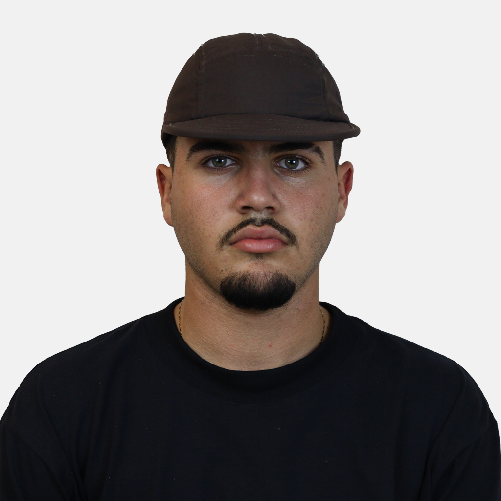 Boné Five Panel Marrom