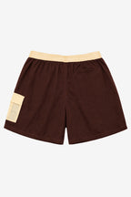 Short Cargo - Marrom com Bege