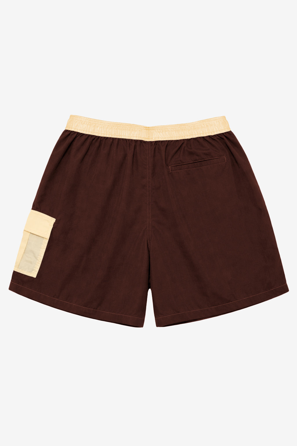 Short Cargo - Marrom com Bege