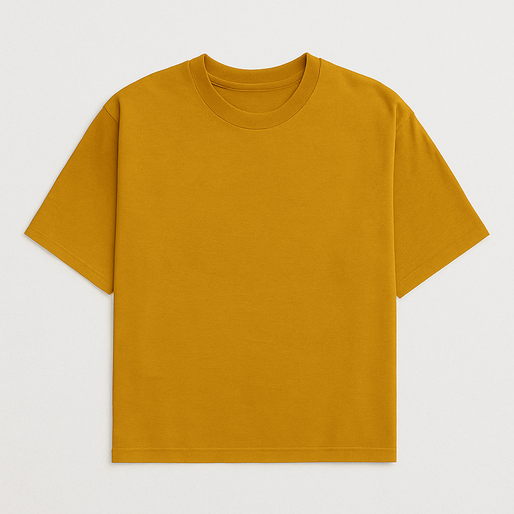 Tshirt Oversized - Amarelo